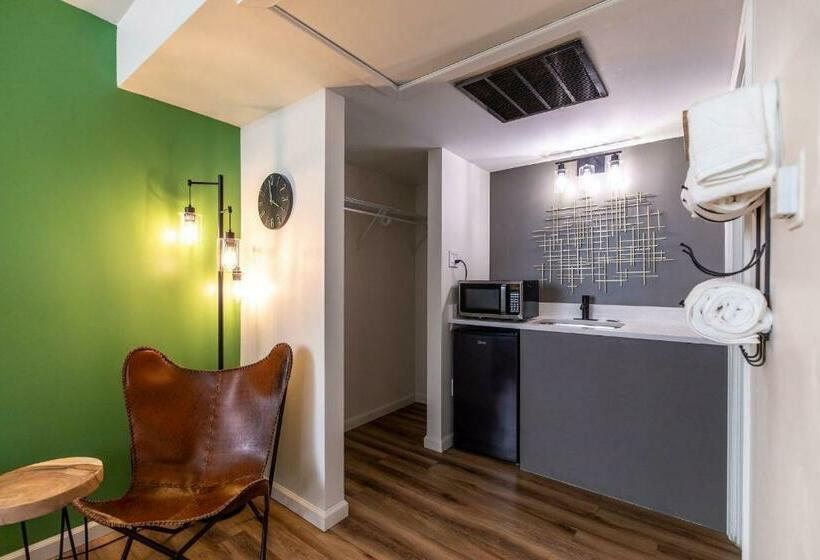 带大床的标准间, Modern Motel