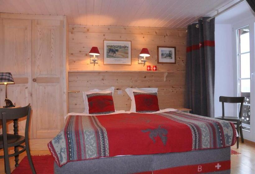 バルコニー付きスーペリアルーム, Historic Hotel Du Pillon