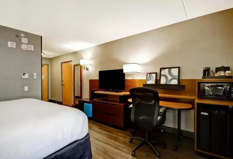 キングサイズベッドのスタンダードルーム, Fairfield Inn & Suites By Marriott Guelph
