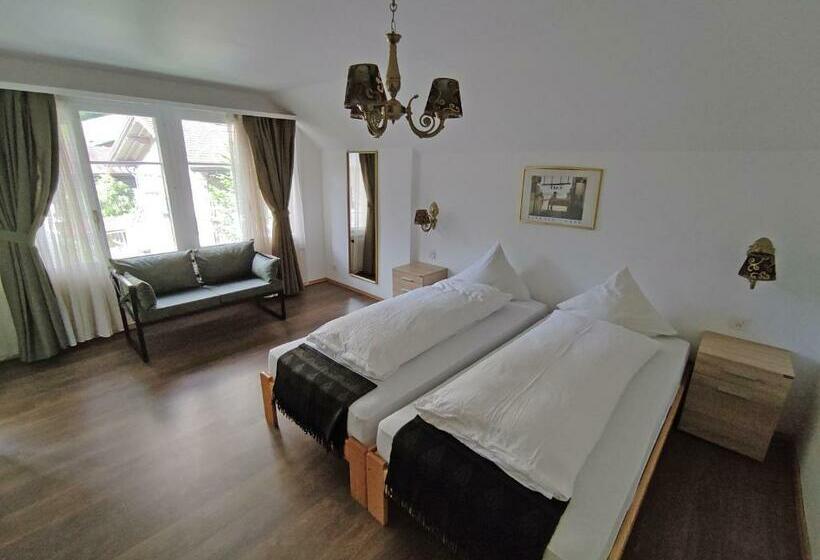 带1个卧室的带阳台的公寓, Restaurant Jungfrau