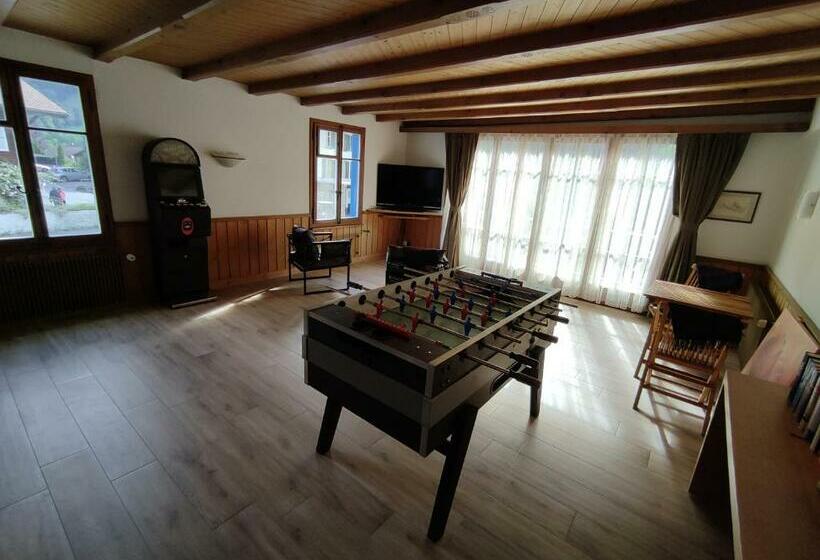 带1个卧室的带阳台的公寓, Restaurant Jungfrau