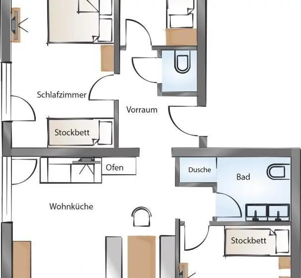 ３ベッドルームアパートメント, D Genussalm By Alpine Genusswelten