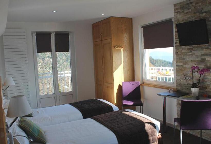 غرفة قياسية مزوَّدة بشُرفة, Hôtel Panorama