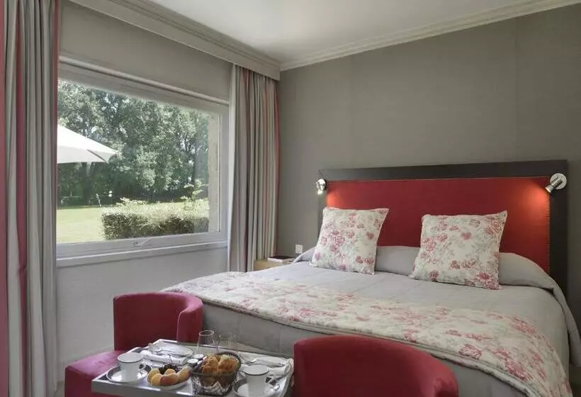 Standard-huone Puutarhanäkymä, Les Manoirs De Tourgeville