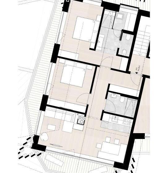 Апартаменты Superior 1 Спальня, Residence Chalet L Salvan