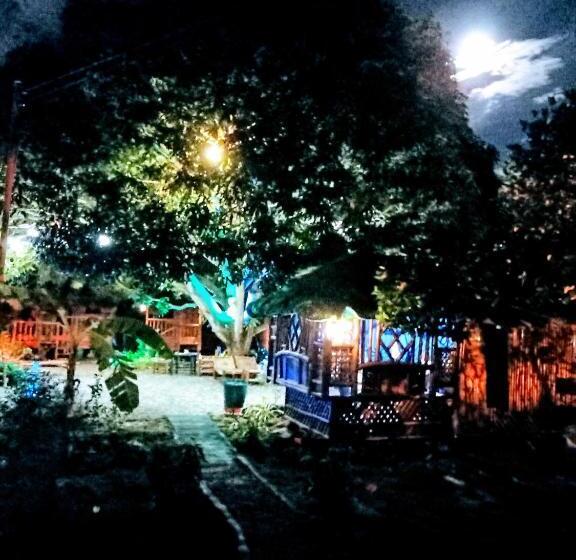 이코노미 룸 공용욕실, Moalboal Bamboo House / Rooms