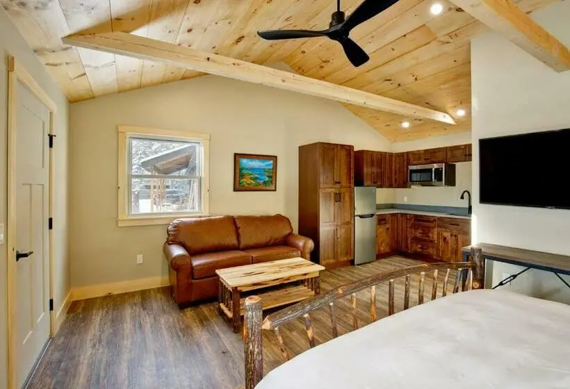 キングサイドベッドのスタンダードワンルーム, The Lodge By Sunapee Stays