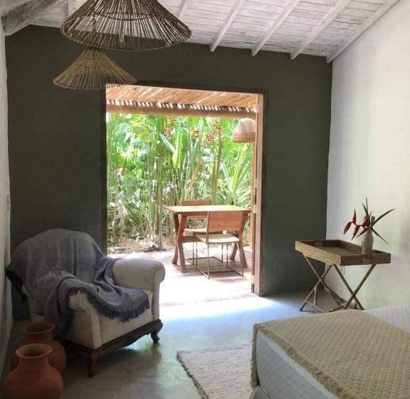 套房带园景, Casa Das águas Trancoso