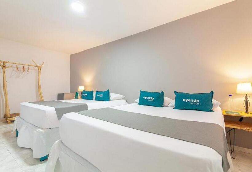 4인용 스탠다드 룸, Ayenda Casa Paulina