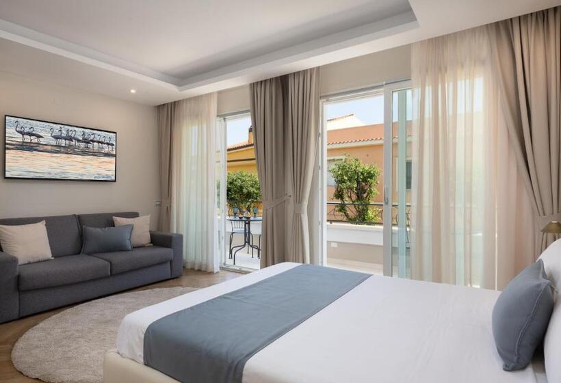 اتاق استاندارد چهار تخته, Télos Rooms