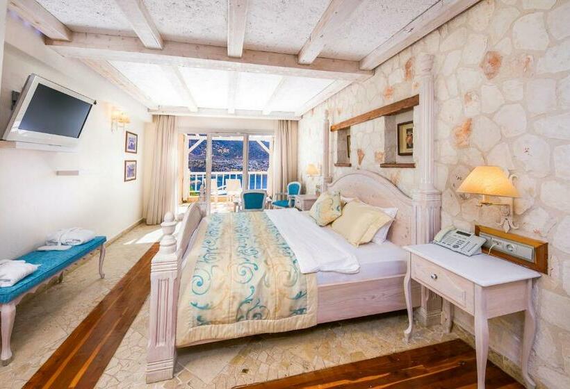 Номер Deluxe с Балконом, Kalkan Likya Residence Hotel & Spa