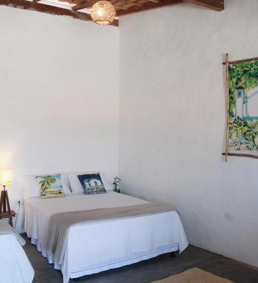 اتاق استاندارد سه تخته با بالکن, Pousada Kiarô Caraíva