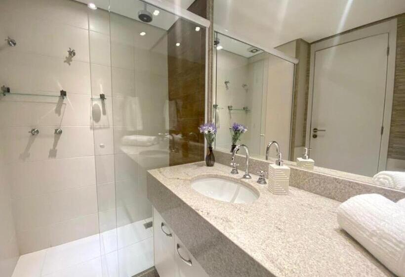 إستوديو قياسى سرير كينج, Happy Flat Itaipava   Granja Brasil