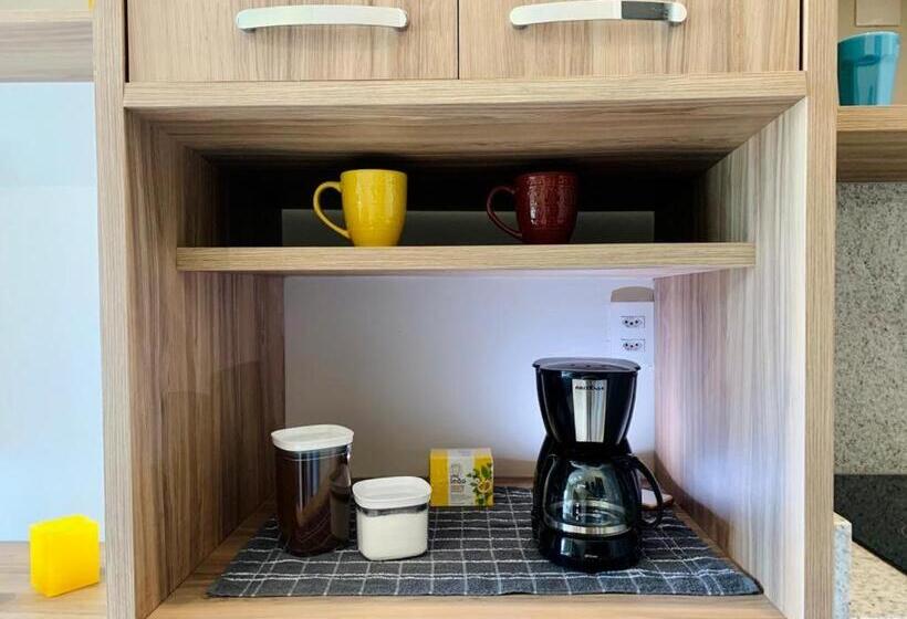 إستوديو قياسى سرير كينج, Happy Flat Itaipava   Granja Brasil