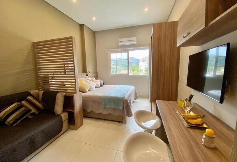 스탠다드 스튜디오 킹침대, Happy Flat Itaipava   Granja Brasil