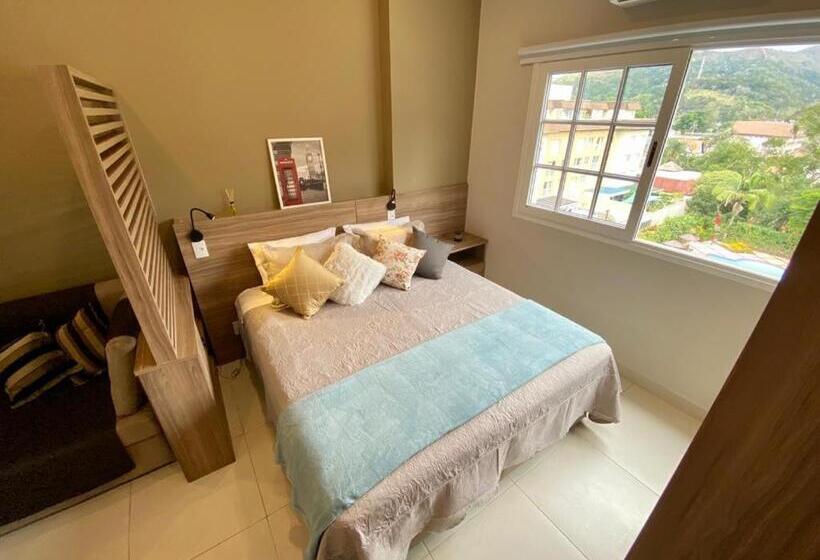 إستوديو قياسى سرير كينج, Happy Flat Itaipava   Granja Brasil