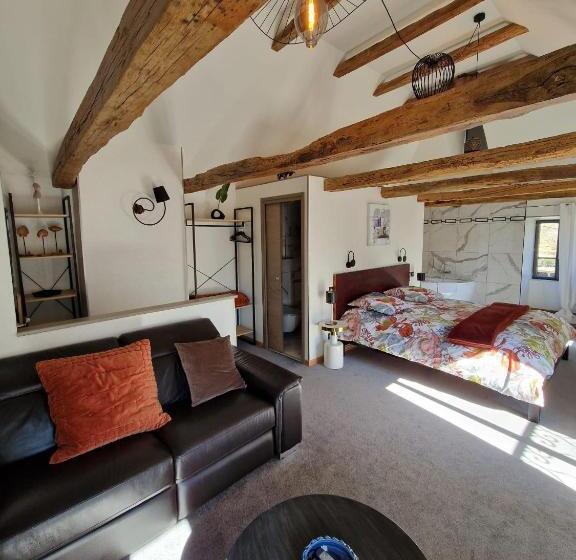 חדר סופריור עם מיטת קינג, Le Mas Rolland   Piscine & Spa   Millau Gorges Du Tarn