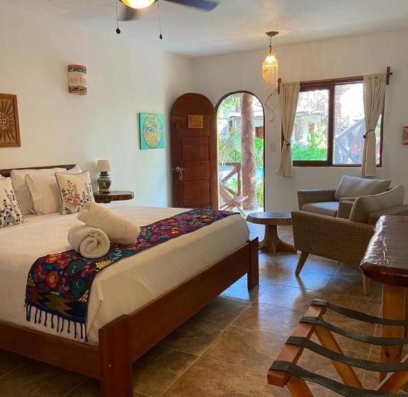 주니어 스위트 풀장 전망, Casa Hridaya Hotel Boutique