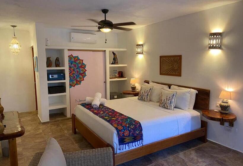 주니어 스위트 풀장 전망, Casa Hridaya Hotel Boutique