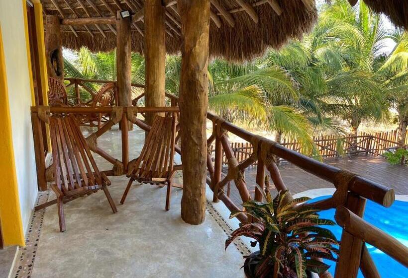 주니어 스위트 풀장 전망, Casa Hridaya Hotel Boutique