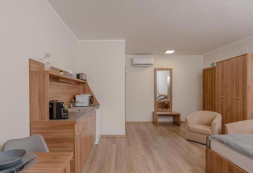 １階の１ベッドルームアパートメント, Hídfő Apartman Nyugalom Szigetei