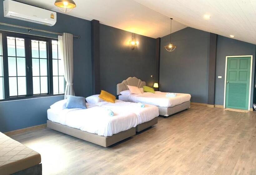 4인용 수피리어 룸, บ้านที่รัก เขาค้อ Baan Te Rak