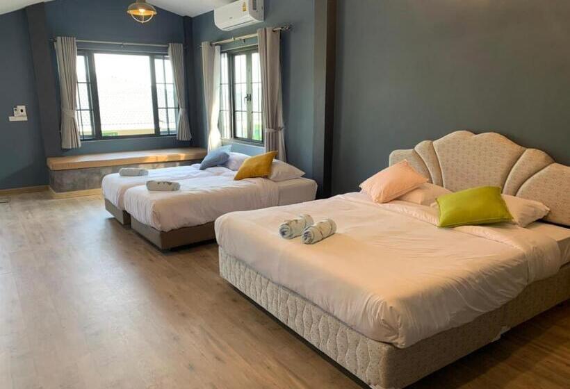 4인용 수피리어 룸, บ้านที่รัก เขาค้อ Baan Te Rak