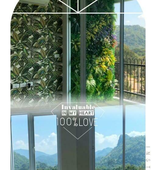 غرفة عائلية مطلّة علي الجبل, Courtyard Khaoyai