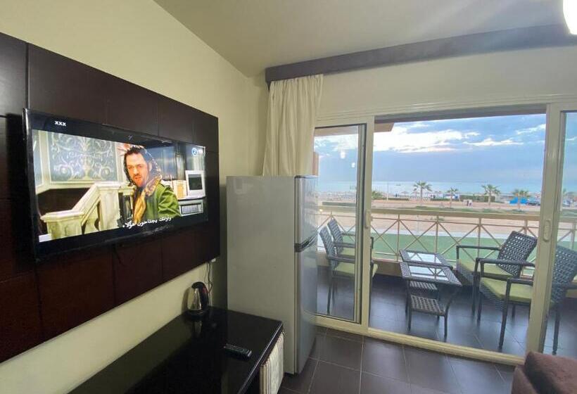 استودیوی استاندارد با چشم‌انداز دریا, Porto South Beach Royal Sea View Families صف اول بحر مباشر