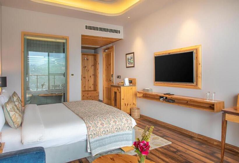 带大床的标准间, Echor Mandara Treevilla Dharamshala