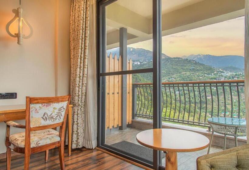 带1个卧室带观景的公寓, Echor Mandara Treevilla Dharamshala