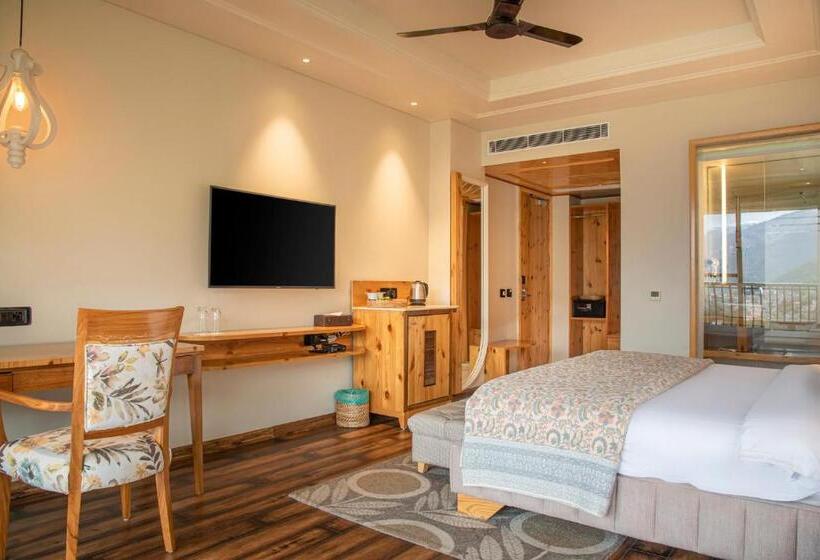 带1个卧室带观景的公寓, Echor Mandara Treevilla Dharamshala