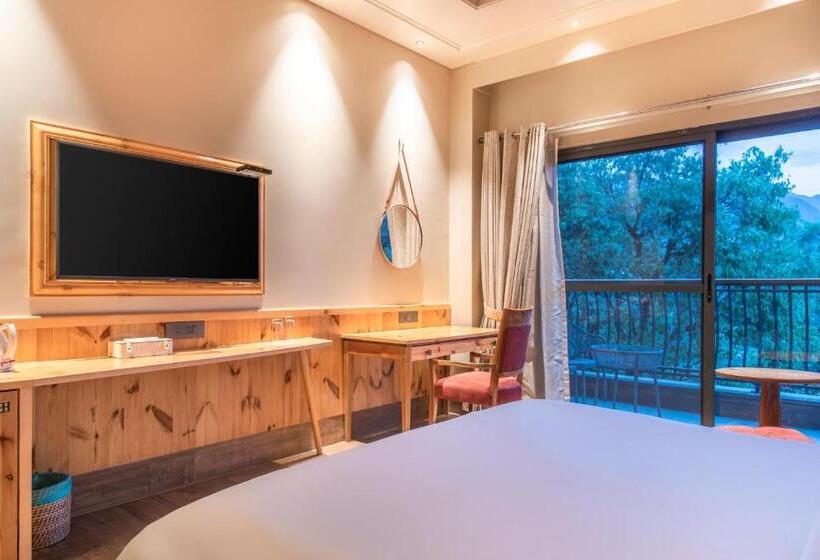 带大床的标准间, Echor Mandara Treevilla Dharamshala