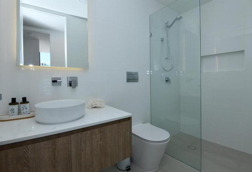 침실 2개 바다 전망 아파트, X Kirra Apartments