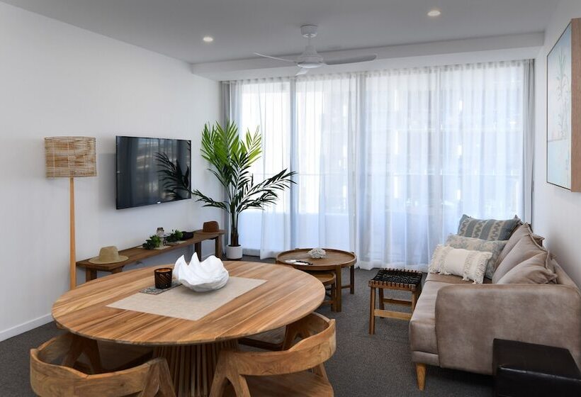침실 1개 바다 전망 아파트, X Kirra Apartments