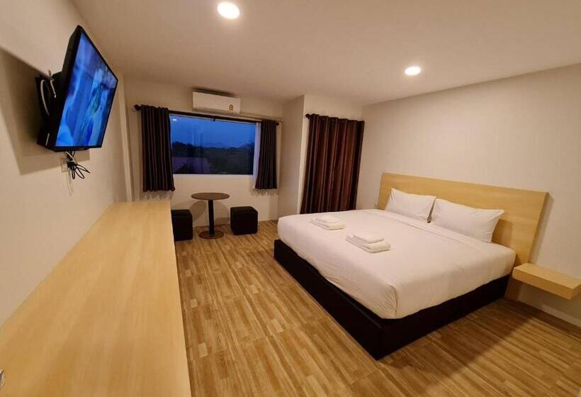 غرفة قياسية سرير كينج, The Charlotte Smart Hotel Lopburi