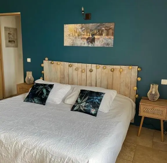 キングサイズベッドのスイートルーム, Maison D Hôtes Bastide St Victor à 2,5 Kilomètres De Lourmarin