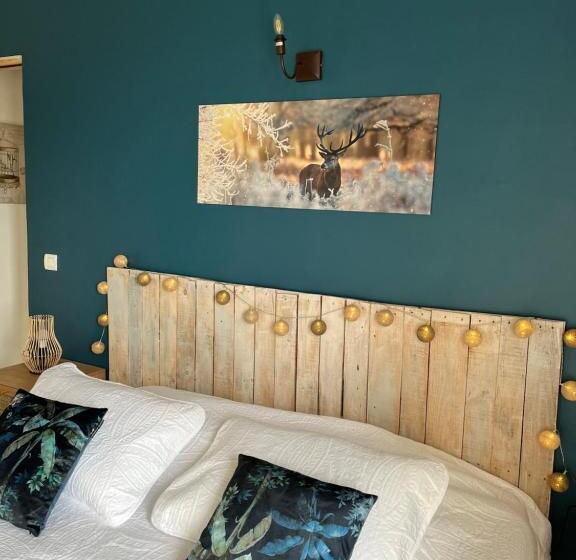 キングサイズベッドのスイートルーム, Maison D Hôtes Bastide St Victor à 2,5 Kilomètres De Lourmarin