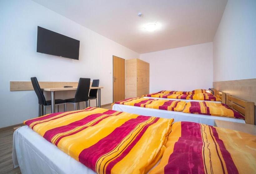 اتاق استاندارد چهارنفره با سرویس بهداشتی مشترک, U Nádraží