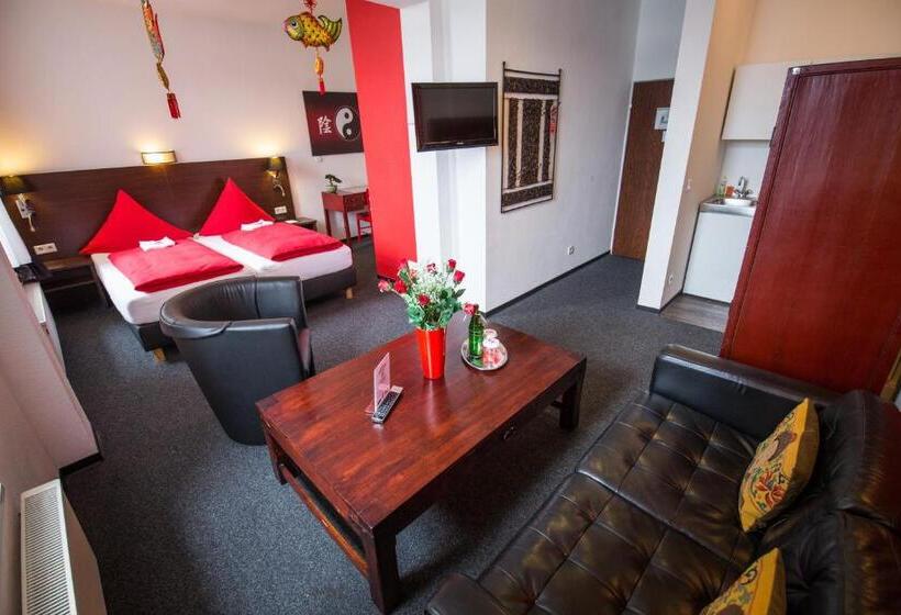 디럭스 룸, Aparthotel Am Münzplatz