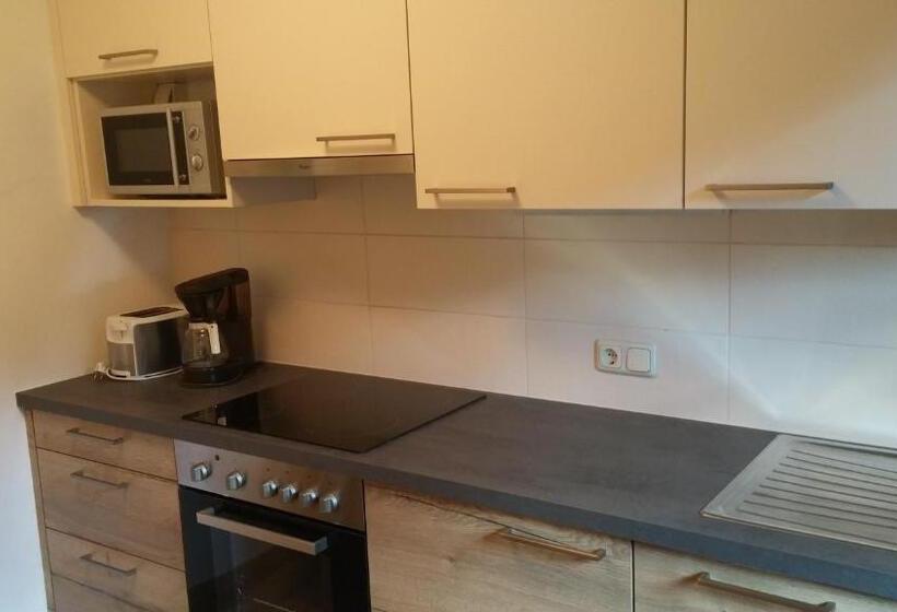 דירה בת חדר שינה 1 עם מרפסת, Cafe Pension Erbhof