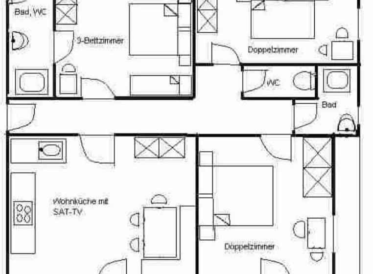 Апартаменты 3 Спальни, Haus Renate