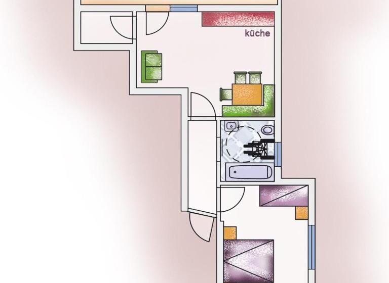 침실 1개 수피리어 아파트, Haus Renate
