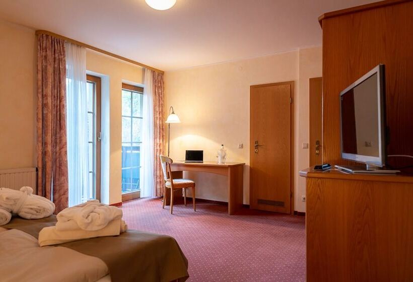 חדר סטנדרט עם מרפסת, Amselgrundschlosschen