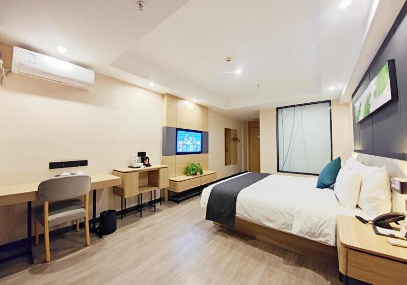 חדר סטנדרטי פלוס, Thank Inn Plus Lanzhou Dongfanghong Plaza Pingliang Road