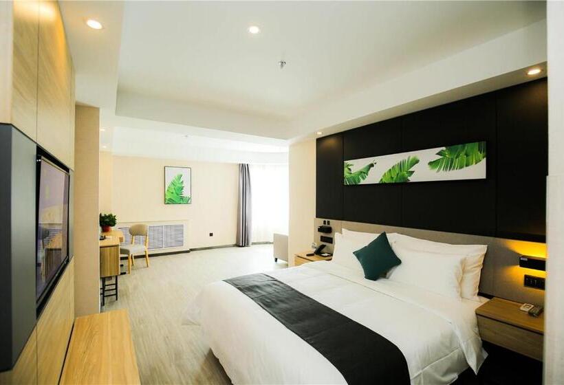 חדר סטנדרטי פלוס, Thank Inn Plus Lanzhou Dongfanghong Plaza Pingliang Road