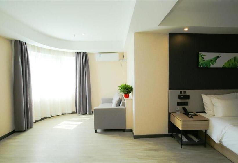 חדר סטנדרטי פלוס, Thank Inn Plus Lanzhou Dongfanghong Plaza Pingliang Road