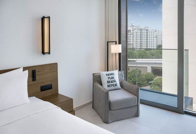 اتاق سوپریور با چشم‌انداز جانبی دریا, Radisson Beach Resort Palm Jumeirah
