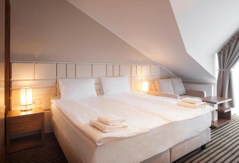 景色の見えるデラックスルーム, White