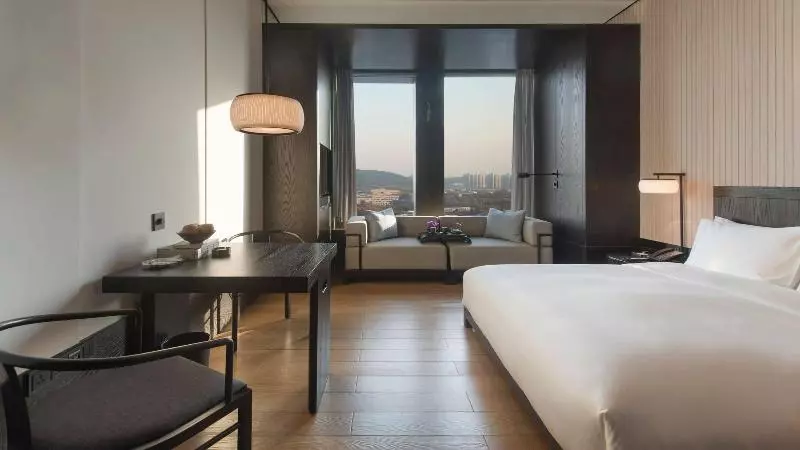 キングサイズベッドのクラブルーム, Hyatt Regency Wuhan Optics Valley